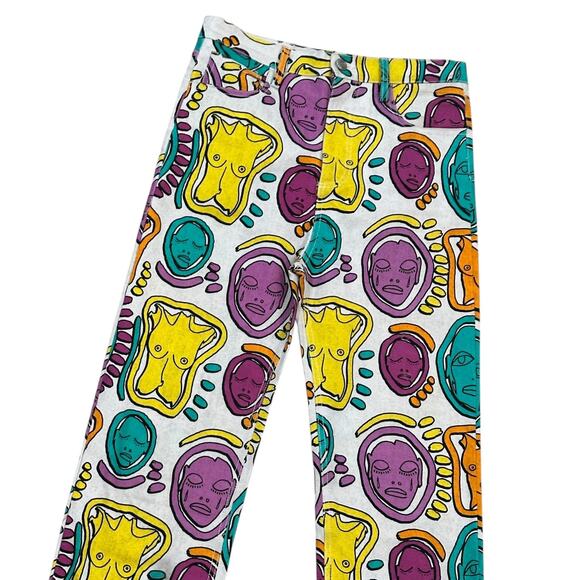 Patrick Church All Over You Motif Jeans - Picture 2 of 7